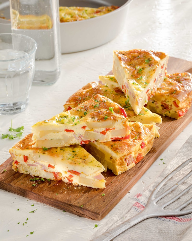 Auf diesem Bild siehst du unsere Ofentortilla.