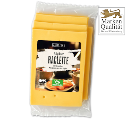 BAUHOFERS Allgäuer Raclette-Käse*