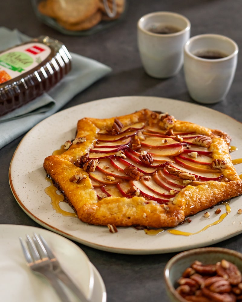 Apfel-Galettes mit Waldhonig