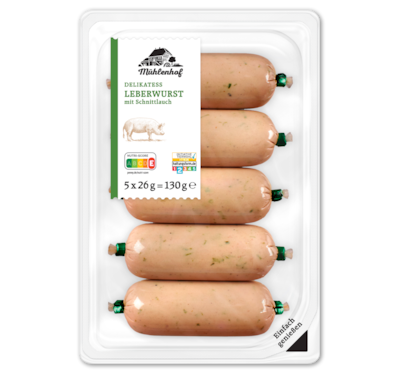 MÜHLENHOF Delikatess Leberwurst 0.99²