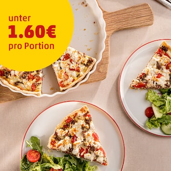 Dieses Bild zeigt die fertige Quiche.