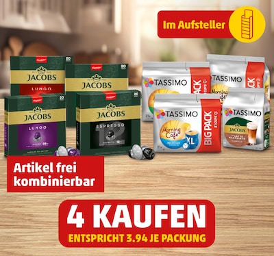 JACOBS Kaffeekapseln 15.76²