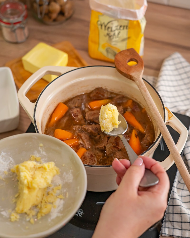 Schwedisches Rindergulasch mit Möhren