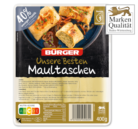 BÜRGER Unsere Besten Maultaschen*