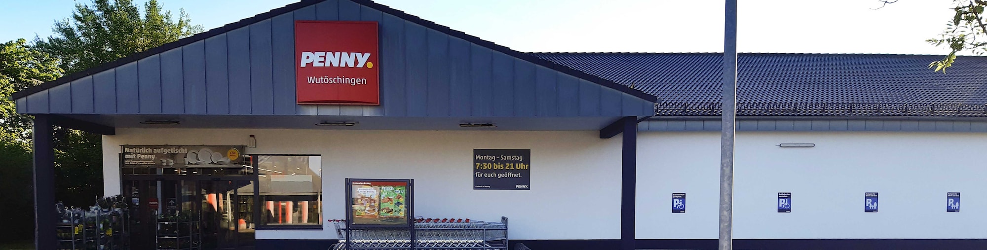 sie sehen den Eingang vom Penny Markt in Wutoeschingen Altmuehlenstr. 24