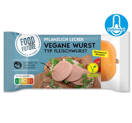 FOOD FOR FUTURE Vegane Fleischwurst 1.39
