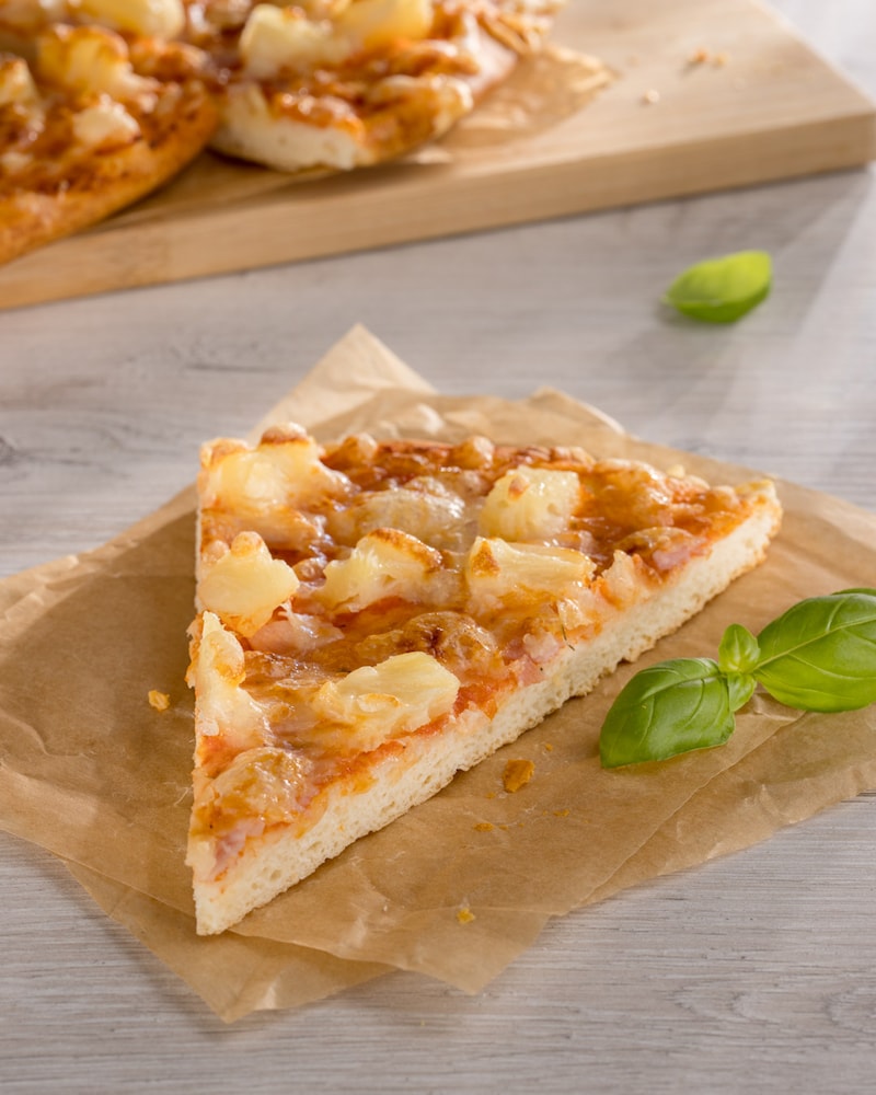 Dieses Bild zeigt unsere Pizza Hawaii.