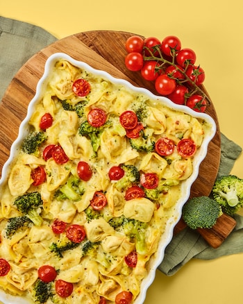 Dieses Bild zeigt den Tortelloni Auflauf.