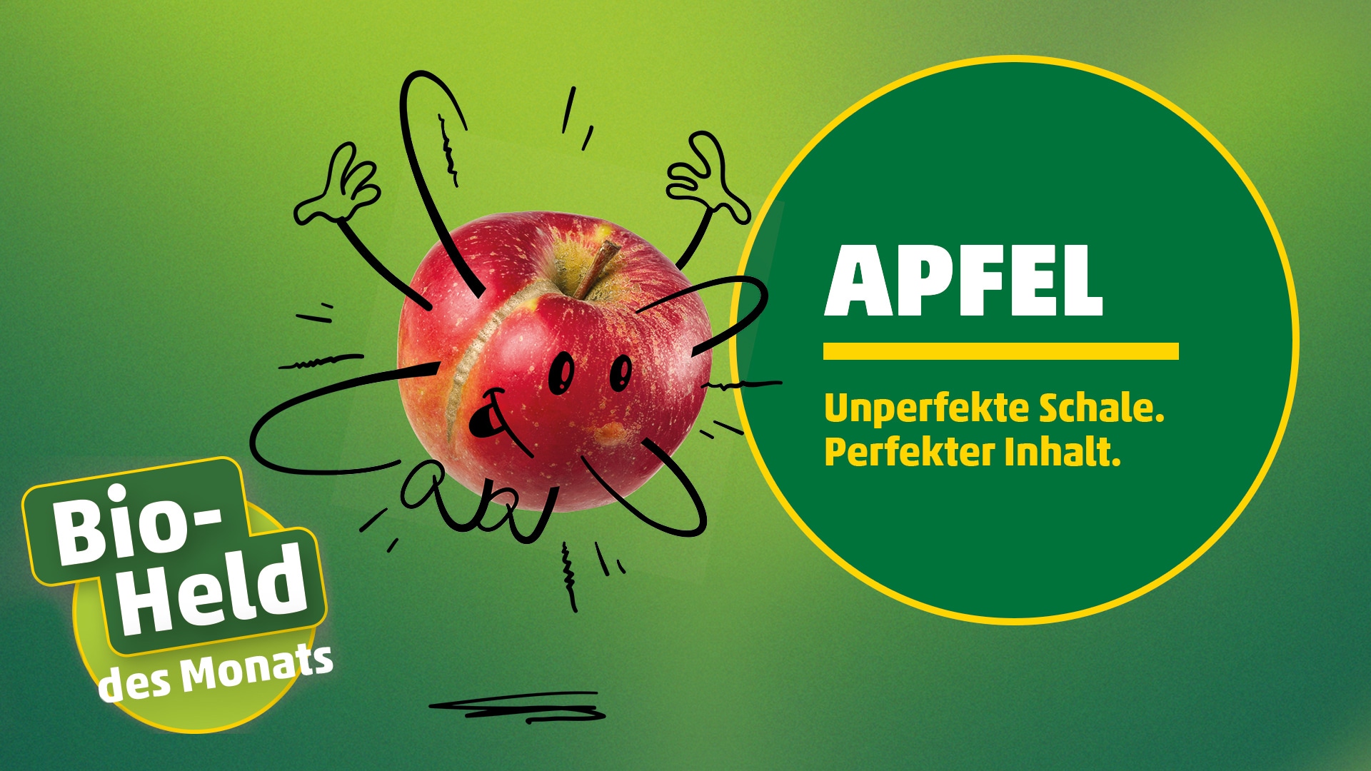 Bio-Held des Monats Apfel