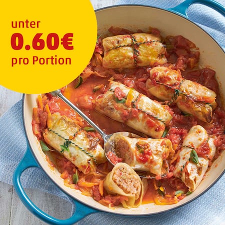 Kohlrouladen mit Räuchertofu-Füllung