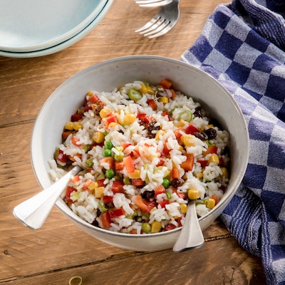 Sommerlicher Reissalat