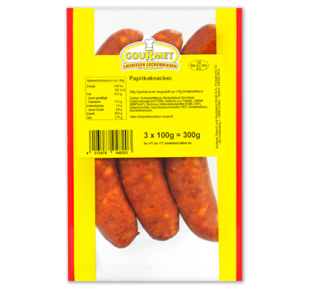 GOURMET Paprikaknacker*