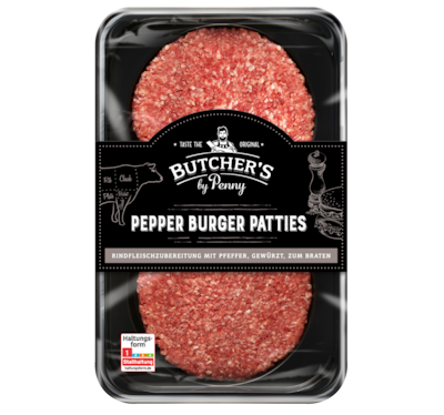 BUTCHER'S Pepper Burger Patties