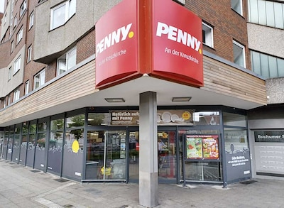 Sie sehen den Eingang vom Penny Markt in Herne - Mitte, Bochumer Str. 16-18