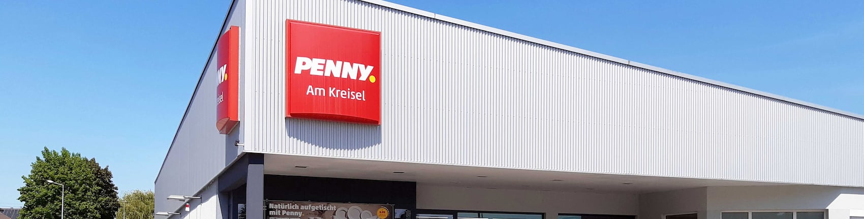 sie sehen den Eingang vom Penny Markt in Weil der Stadt/Merklingen Hauptstr. 55