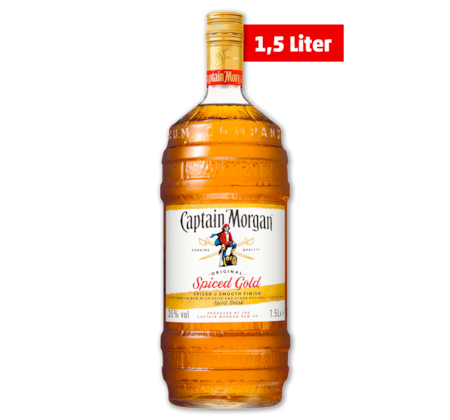 CAPTAIN MORGAN Spiced Gold Barrel Bottle*