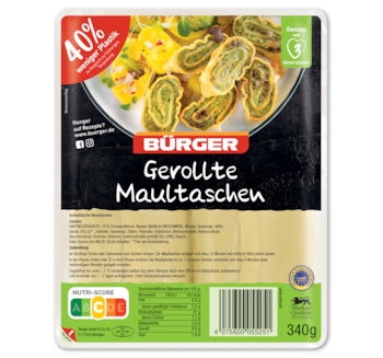 BÜRGER Gerollte Maultaschen