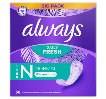 ALWAYS Slipeinlagen Daily fresh