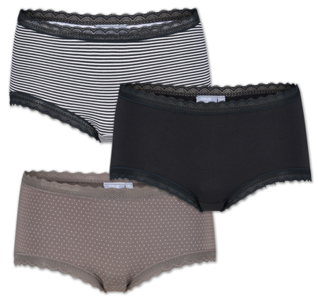 TRUE STYLE Damen-Slips 4.00