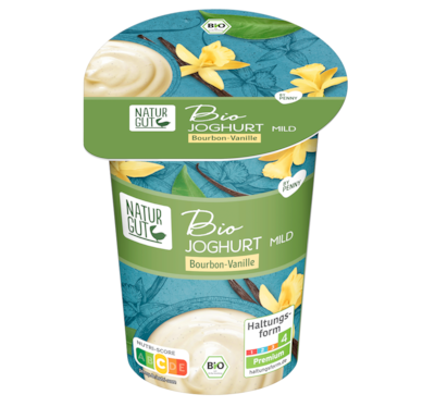 NATURGUT Bio Joghurt mild Bourbon-Vanille