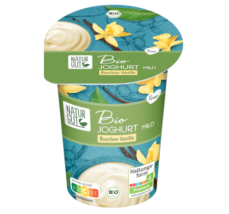 NATURGUT Bio Joghurt mild Bourbon-Vanille