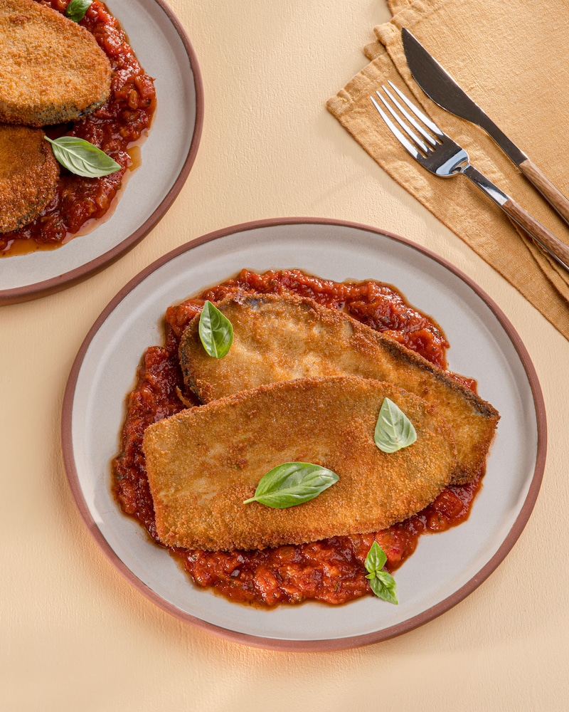 Auberginenschnitzel