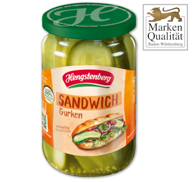 HENGSTENBERG Gurken im Glas Sandwich Gurken 1.59