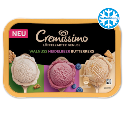 LANGNESE Cremissimo Walnuss, Heidelbeere, Butterkeks 1.79