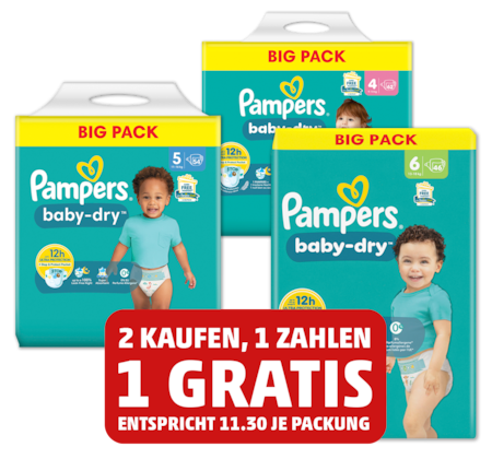 PAMPERS Windeln Big Pack