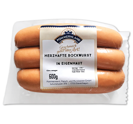 POMMERNLAND Bockwurst*