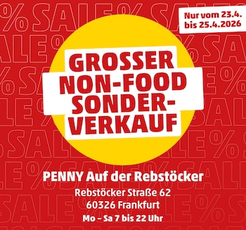 NON-FOOD SONDERVERKAUF AUF DER REBSTÖCKER
