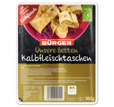 BÜRGER Unsere Besten Kalbfleischtaschen 2.49
