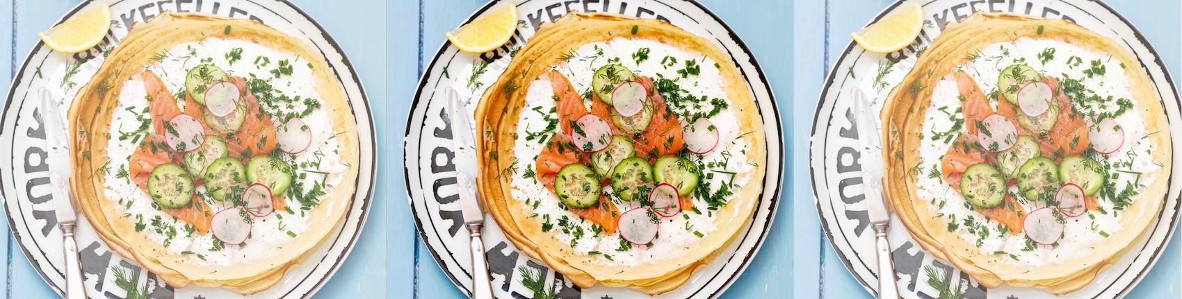 Dieses Bild zeigt die fertigen Pfannkuchen.