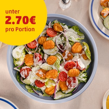 Knuspriger Gnocchi Salat