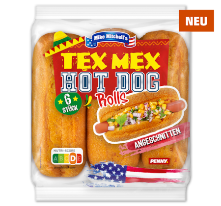 MIKE MITCHELL’S Tex Mex Hot Dog Rolls*