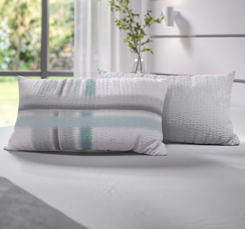 HOME IDEAS Living Seersucker-Kissenbezüge bedruckt 5.99