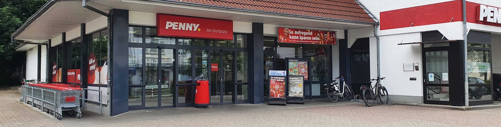 Sie sehen den Eingang vom Penny Markt in Wetter - Wengern, Osterfeldstraße 20-22