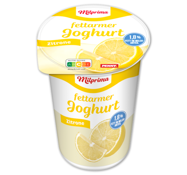 MILPRIMA Fettarmer Fruchtjoghurt