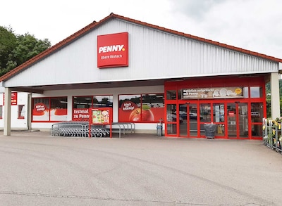 sie sehen den Eingang vom Penny Markt in Stühlingen Lindenweg 6