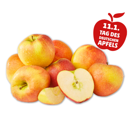Deutsche rote Äpfel