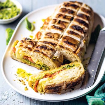 Dieses Bild zeigt unser Ciabatta vom Grill.