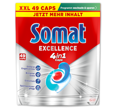 SOMAT Excellence 4 in 1 Caps