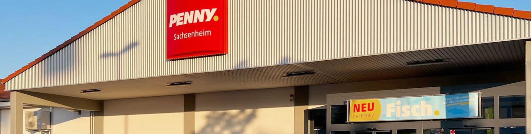 Sie sehen den Eingang vom Penny Markt in Sachsenheim, Max-Eyth-Str. 1