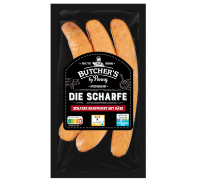 BUTCHER'S Currywurst Die Scharfe