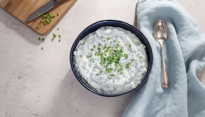 Körniger Frischkäse Dip