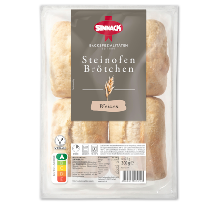 SINNACK Steinofen Brötchen*
