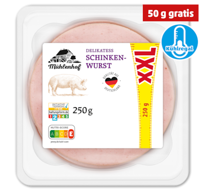 MÜHLENHOF XXL Delikatess Schinkenwurst*