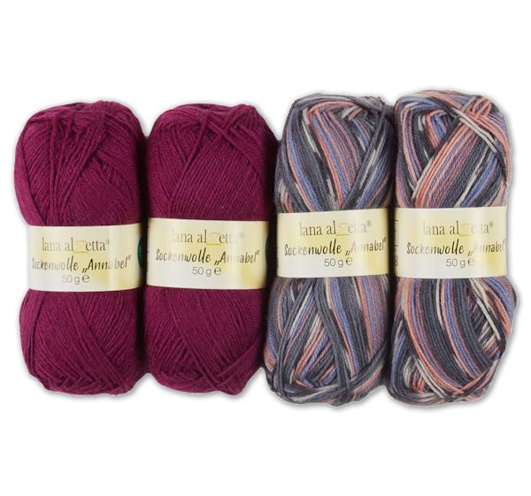 LANA ALZETTA Strumpf-und-Sockenwolle ANNABEL 5.99