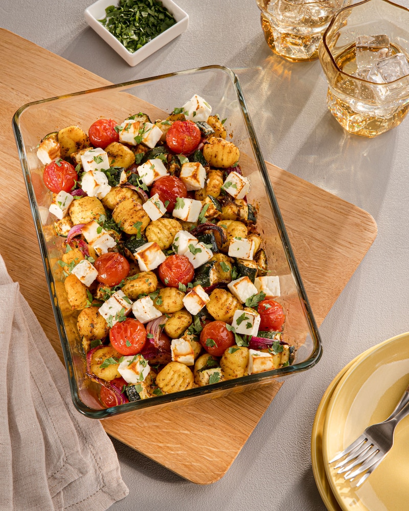 Dieses Bild zeigt die fertigen Gnocchi.