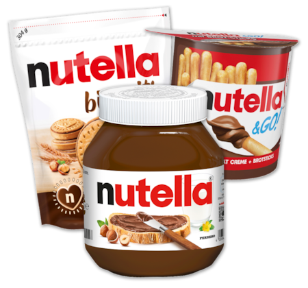 Nutella-Sortiment